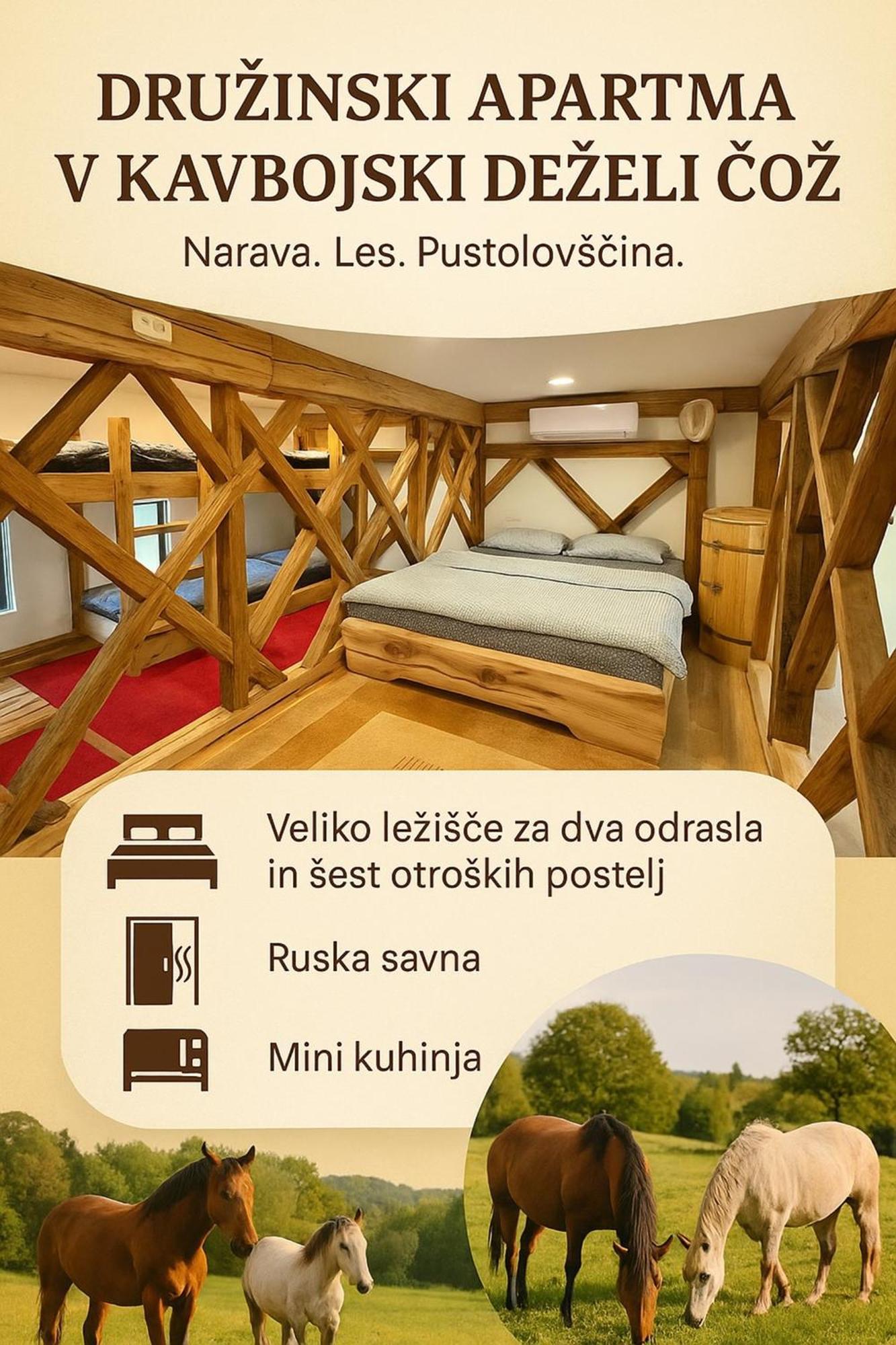 Cowboy'S Land Hotell Visnja Gora Exteriör bild